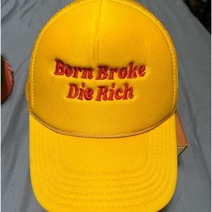 Yellow born rich hat